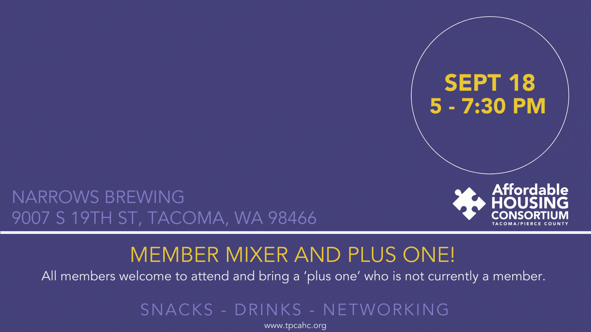 AHC Member & Plus One Mixer: Private Networking Event 
