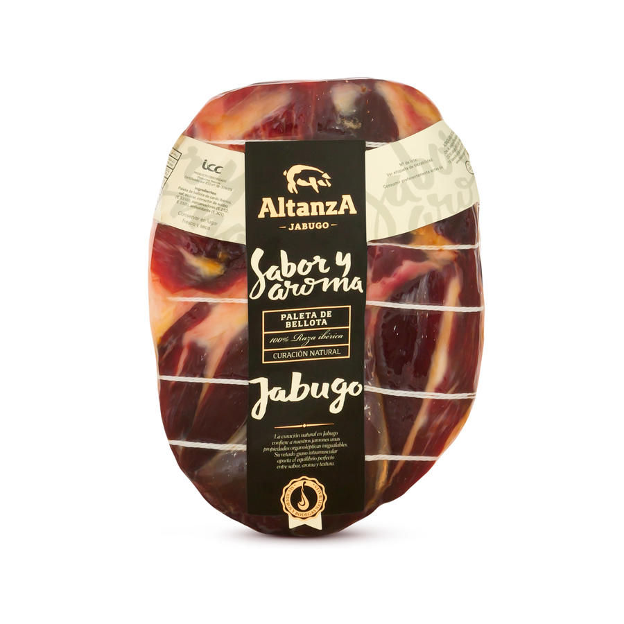 ALTANZA100%橡果饲养伊比利亚黑猪前腿去骨火腿，JABUGO产区
