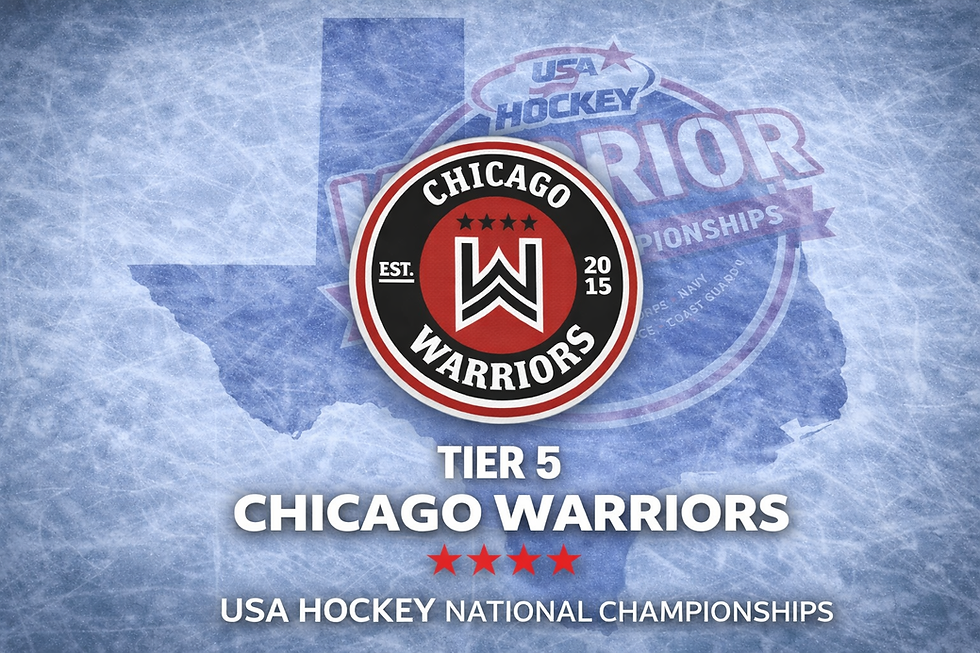 Tier 5 USA Hockey National Championships: Game 1 Chicago Warriors vs. Carolina Hurricanes Warriors
