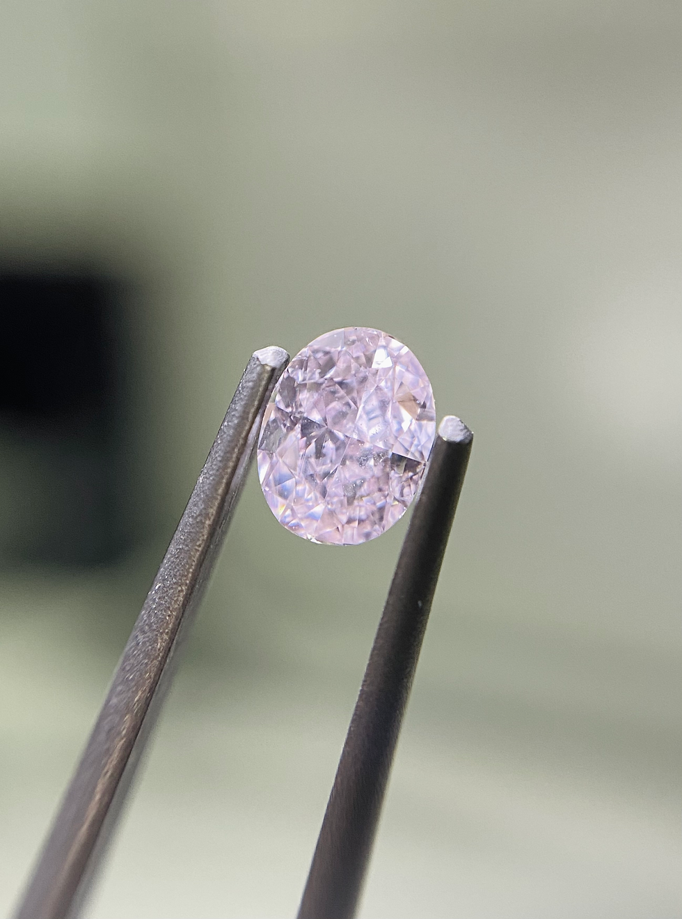 0.25 ct, Oval Shape, Fancy Purplish Pink, SI2 Clarity-GIA Cert-JD2239