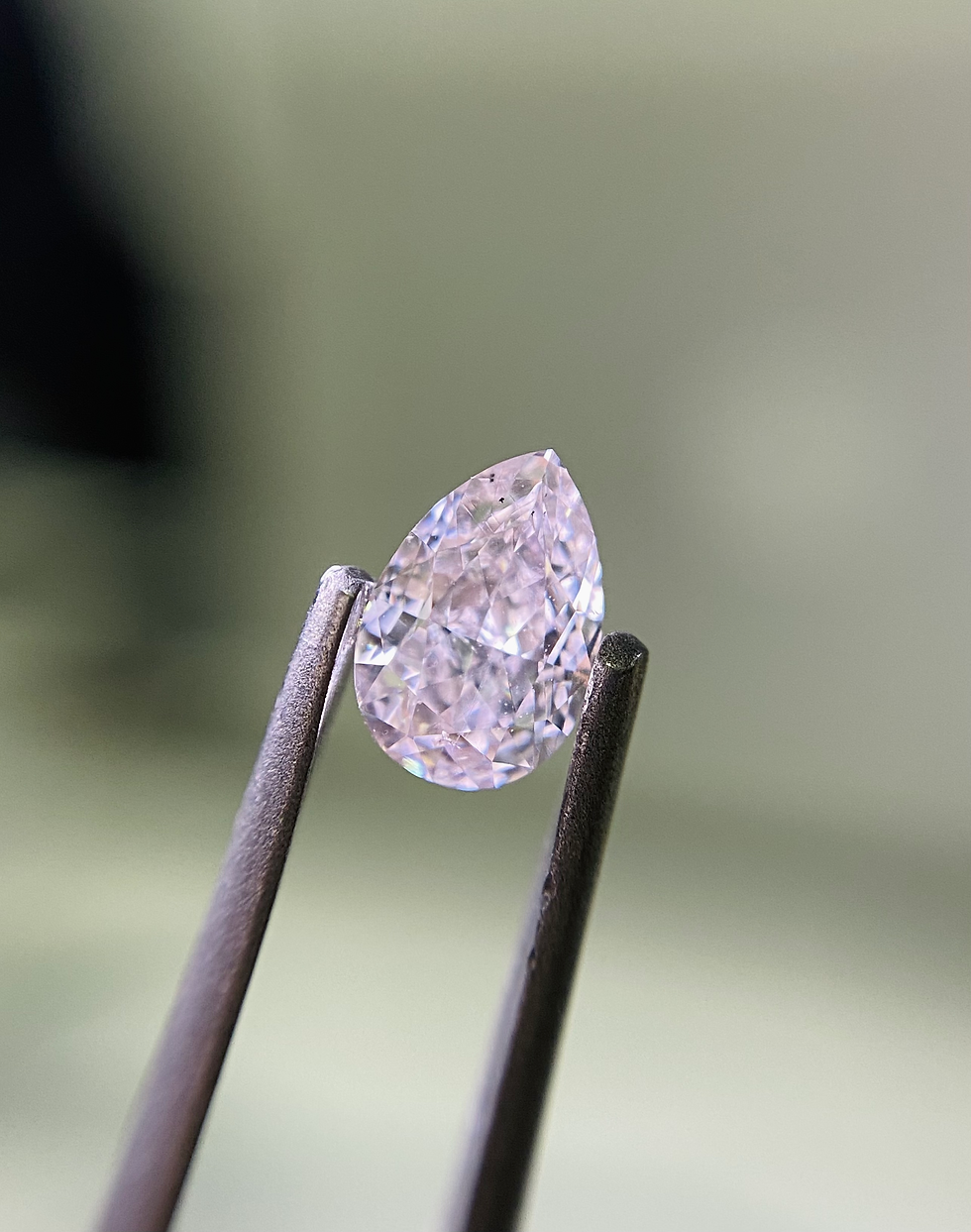 0.34 ct, Pear Shape, Very Light Pink, SI1 Clarity-GIA Cert-JDB775