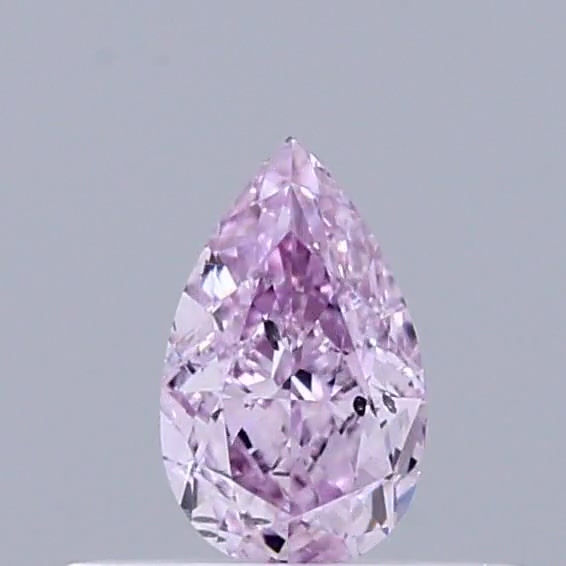 Thumbnail: 0.31 ct, Pear Shape, Fancy Pink Purple, SI2 Clarity-GIA Cert-JD2398