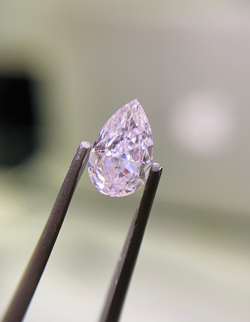 0.50 ct, Pear Shape, Very Light Pink, I1 Clarity-GIA Cert-JD1953