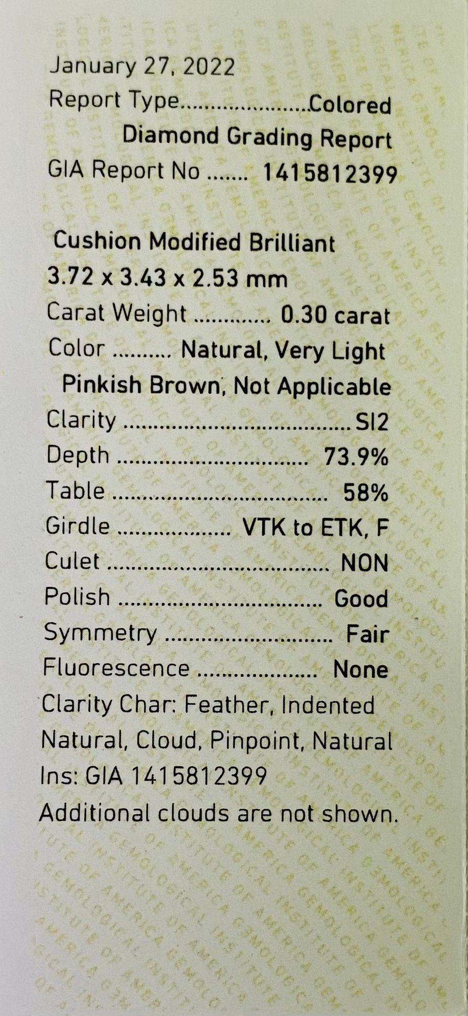 Thumbnail: Very Light Pinkish purple certificate