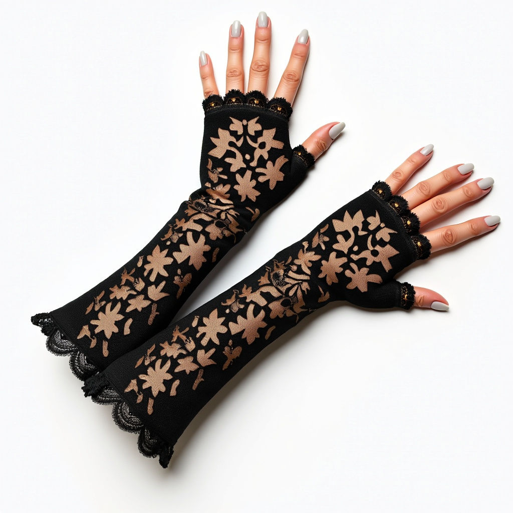 Gilded Lace Gloves