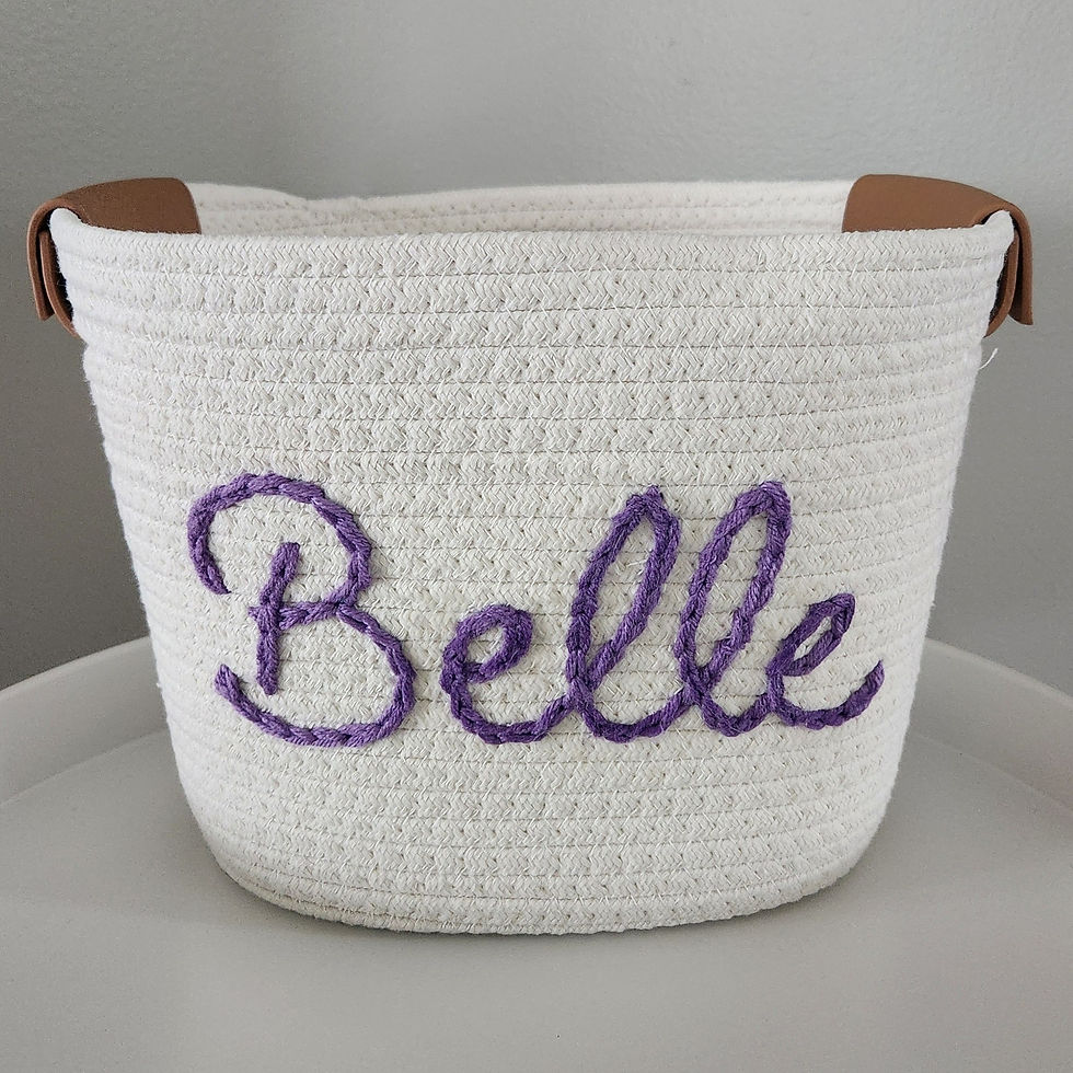 Thumbnail: Embroidered Rope Baskets