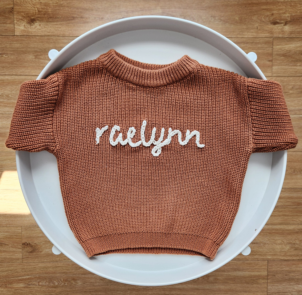 Thumbnail: Hand Embroidered Toddler Sweaters