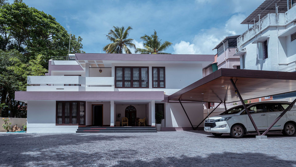 Home renovation project at Vattiyoorkavu by Jack Constructions.