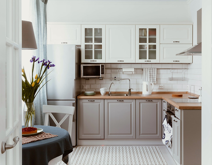 White Grey Kitchen