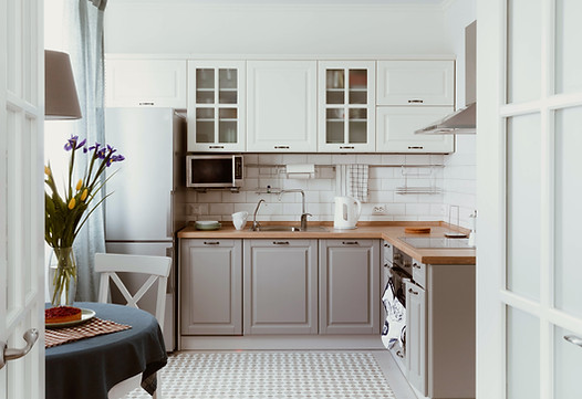 White Grey Kitchen