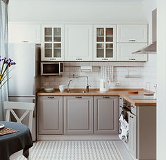 White Grey Kitchen