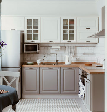 White Grey Kitchen