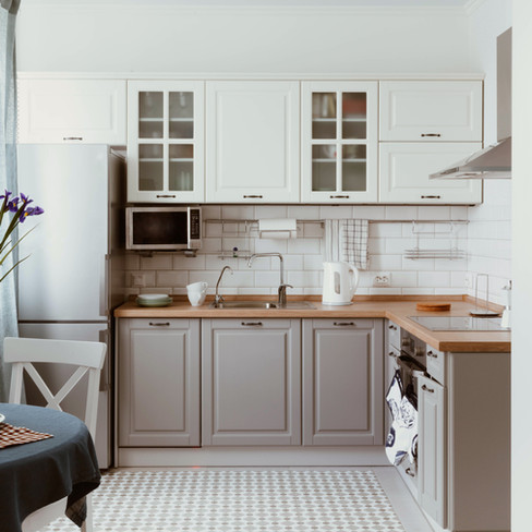 White Grey Kitchen