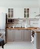 Cuisine grise blanche