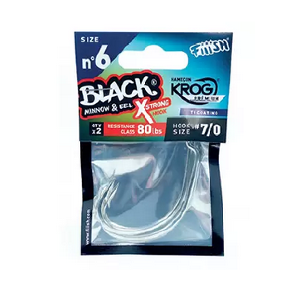 AMI BLACK MINNOW X STRONG N°6 7/0 FIIISH