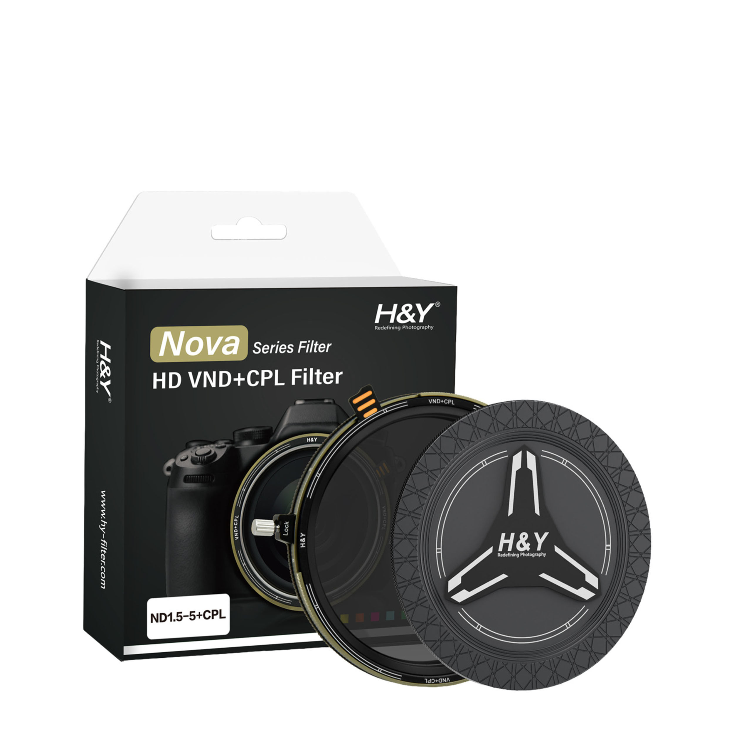 H&Y 62mm  HD Nova Series ND3-32 + CPL Filter