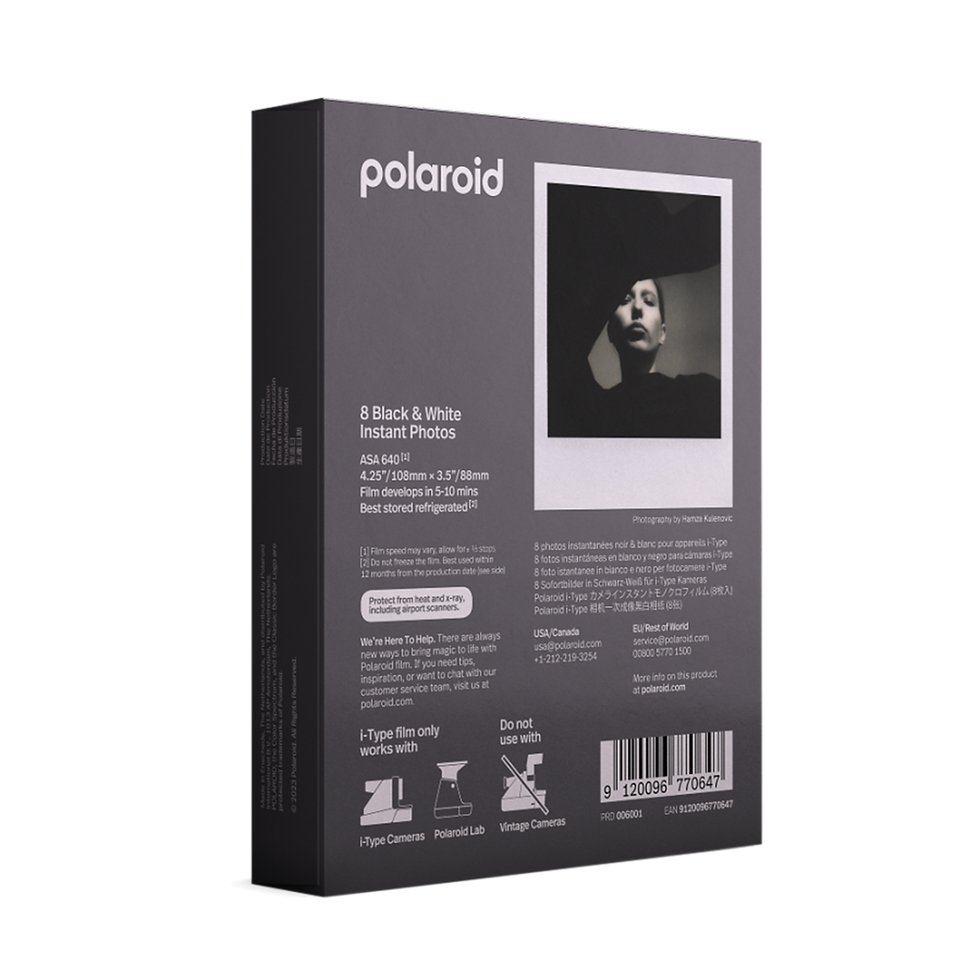 Miniaturbild: Polaroid B&W Film i-Type (8Photos)