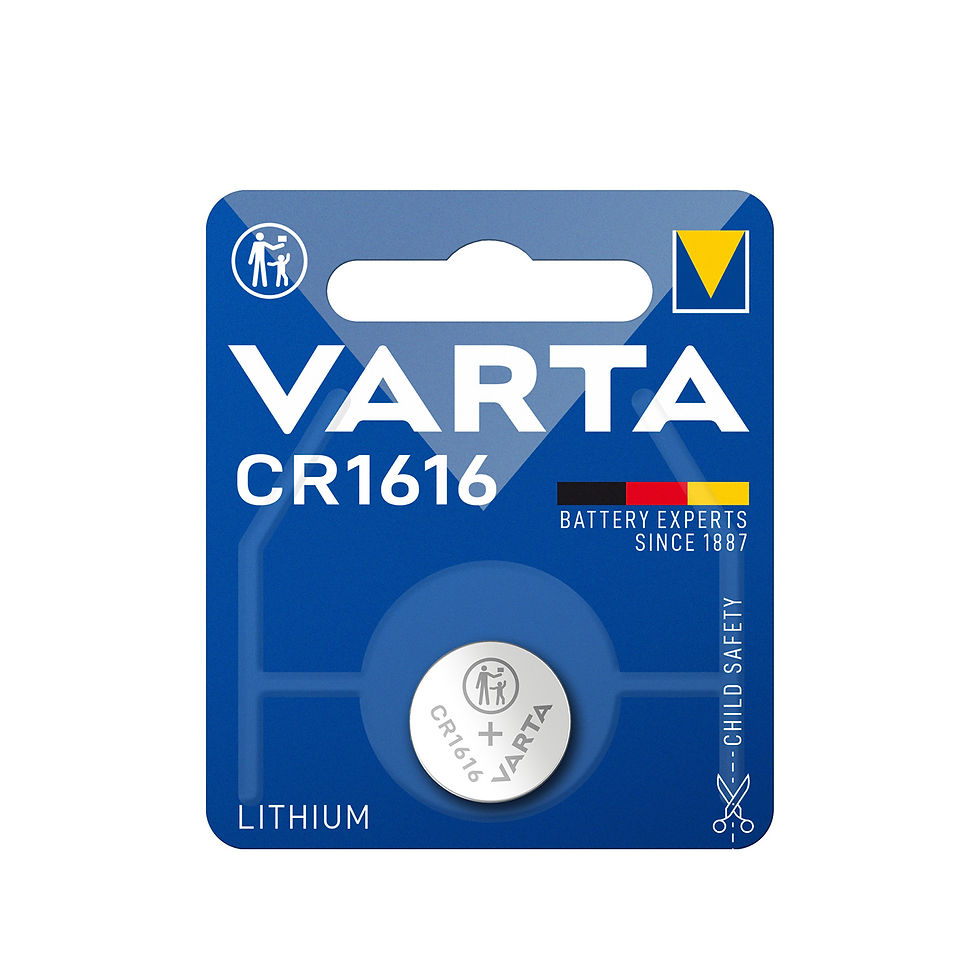 Varta LITHIUM Knopfzelle CR1616 3V