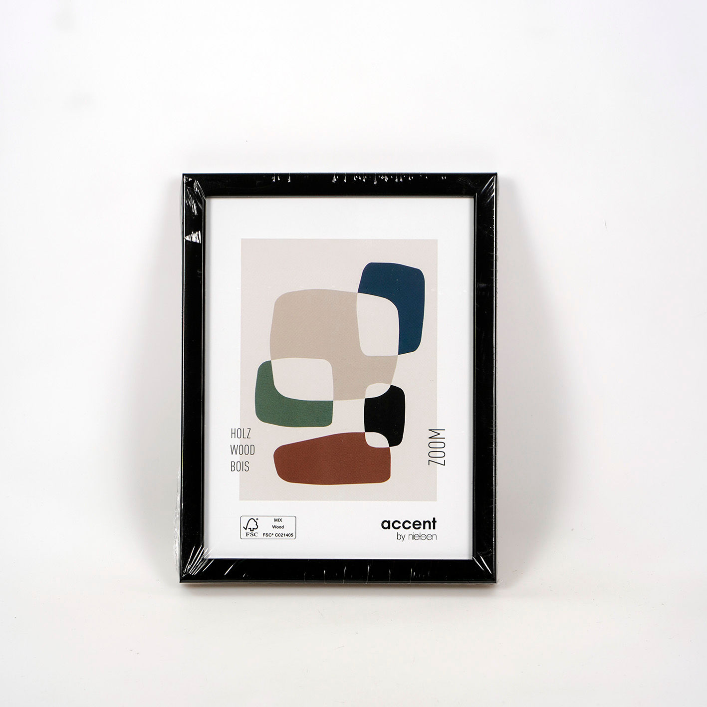 Nielsen Accent Zoom Holzrahmen 30x 40cm schwarz