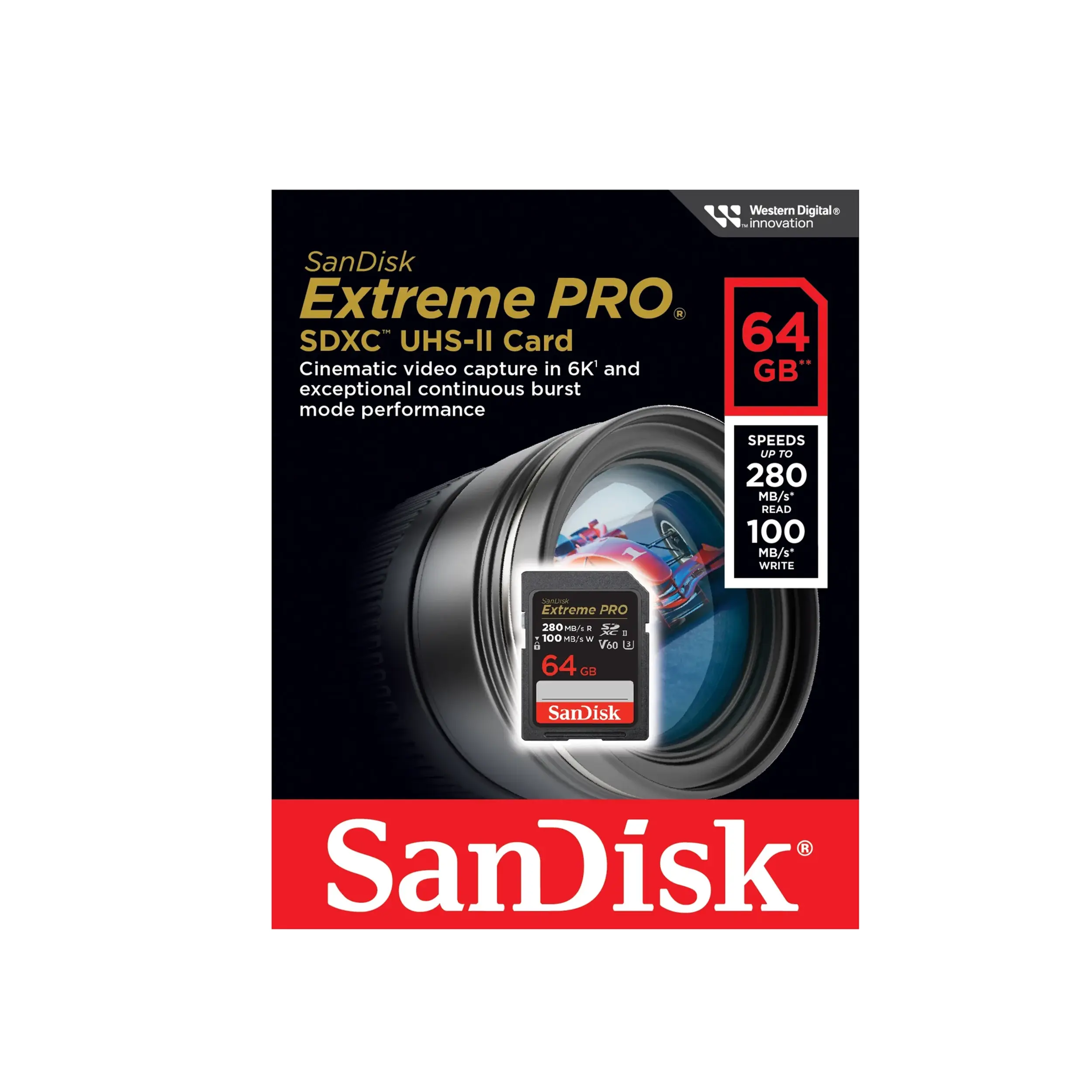 Sandisk ExtremePro SDXC-II 64GB V60
