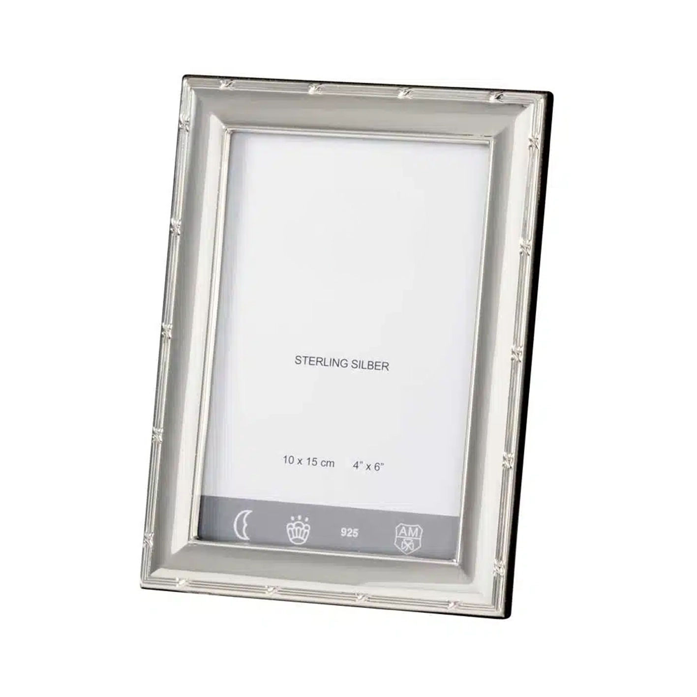 Sterling Silber Rahmen Kreuzband 13x18cm