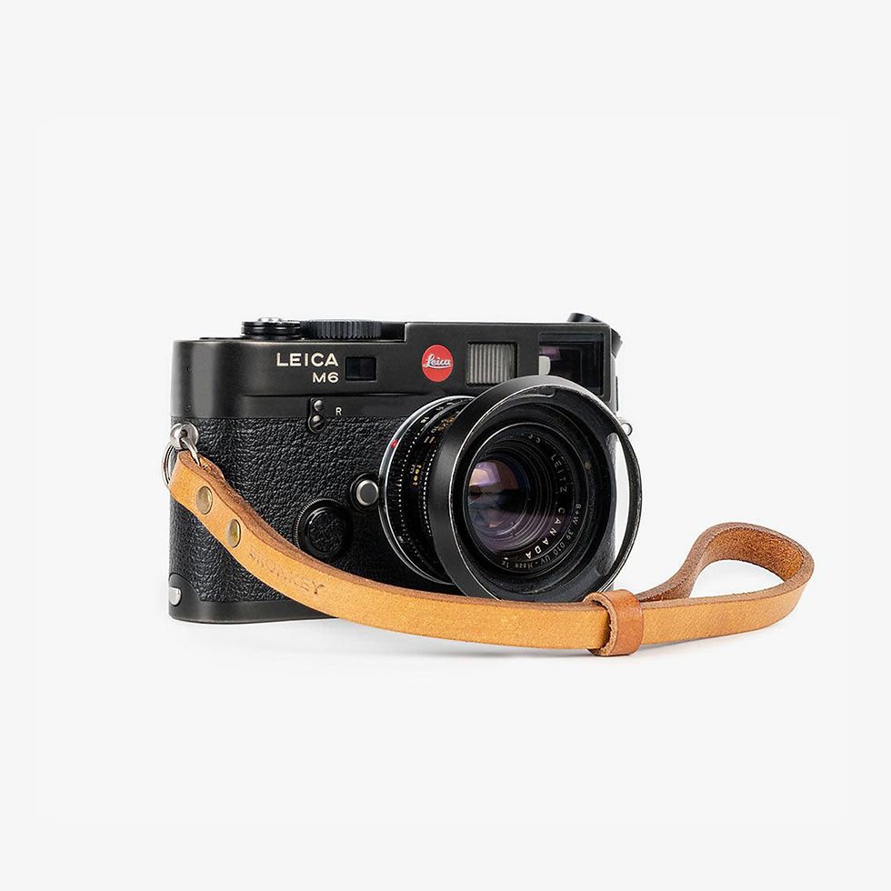 Miniaturbild: Bronkey Berlin #203 - Tanned Leather camera strap