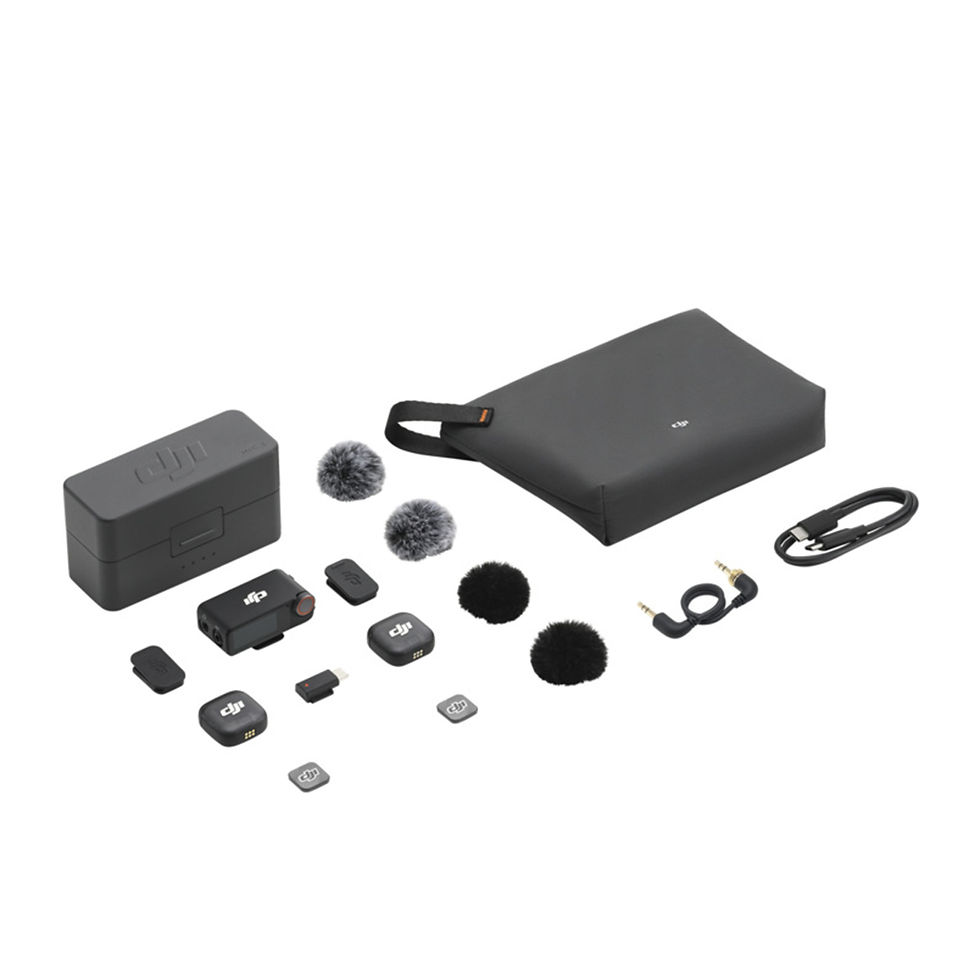 תמונה ממוזערת: Dji Mic 3 (2 TX + 1 RX + Charging Case)