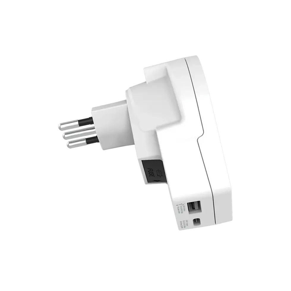 Thumbnail: Skross Reiseadapter World to CH IT BRA USB AC20PD