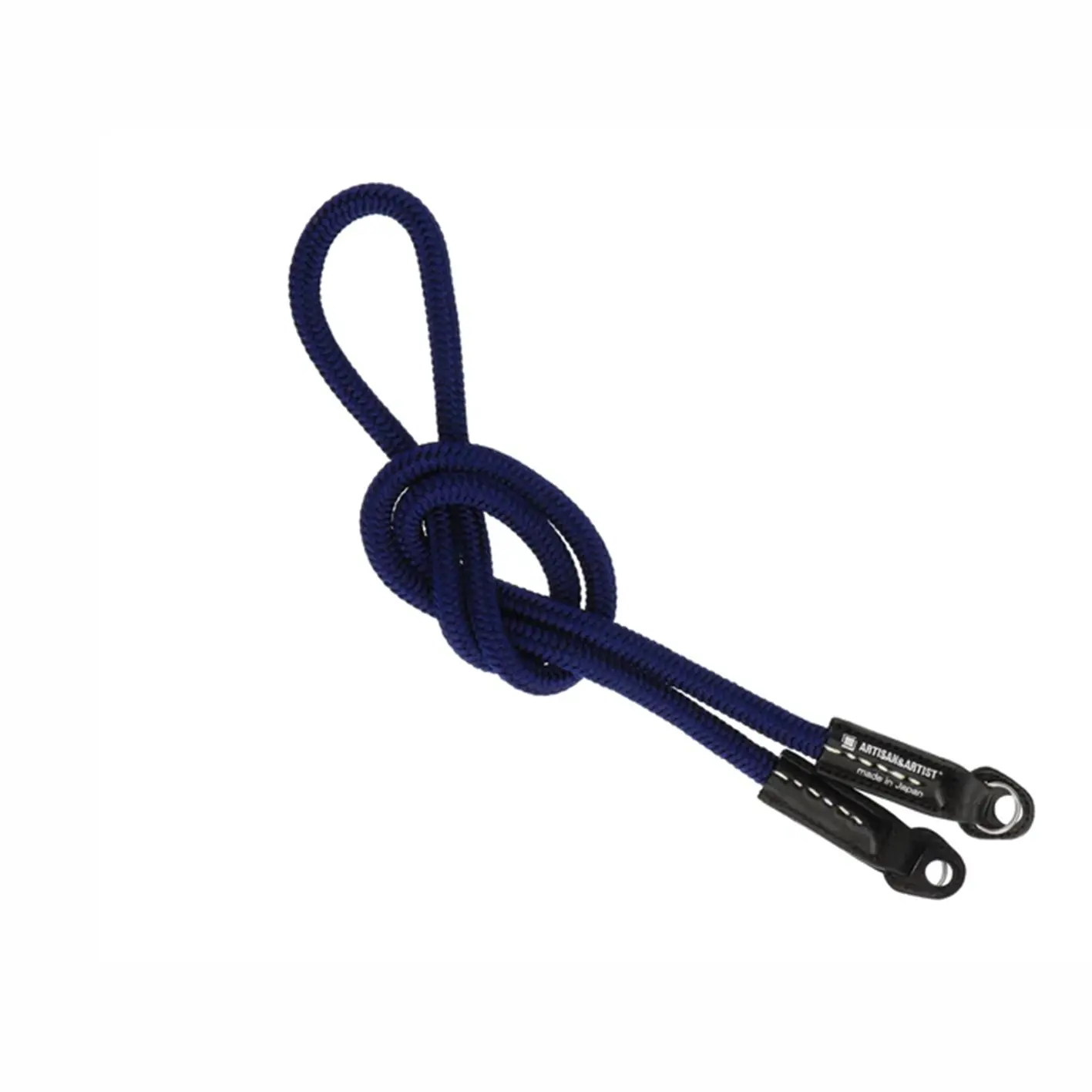 Artisan & Artist Silk Cord Strap with Ring L Navy