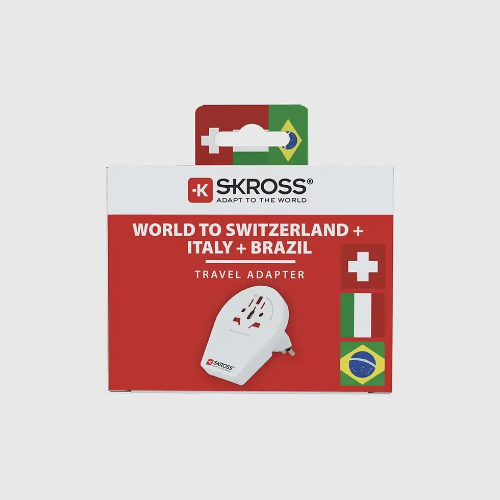 Skross Reiseadapter World to CH  Italy  Brazil