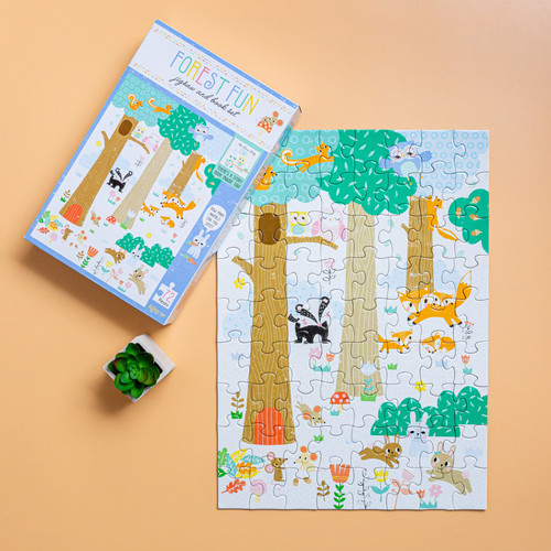 Jigsaw & Book Set Forest Fun rfgifts