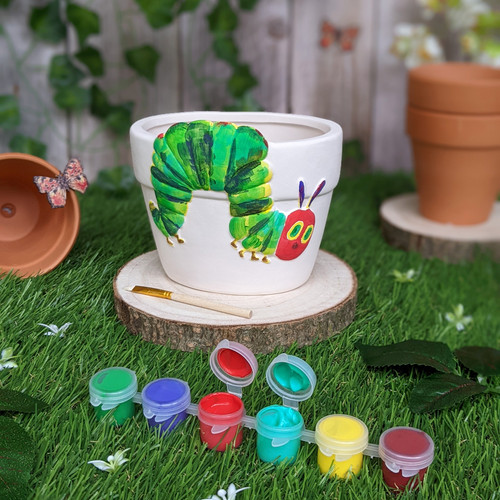 The Very Hungry Caterpillar Paint Your Own Plant Pot rfgifts