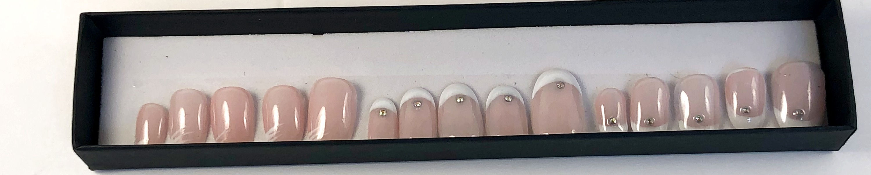 Classic pink and white ( short)