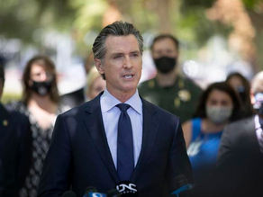 "Mi esposa y yo nos unimos a la lista negra de Trump", dice el gobernador de California