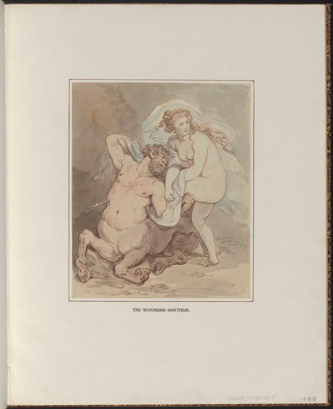 The Wounded Centaur by Thomas Rowlandson