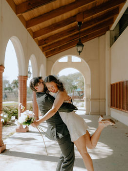 just married couple luxury resort