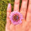 Miniatura: Anillo Margarita Ismelia lila