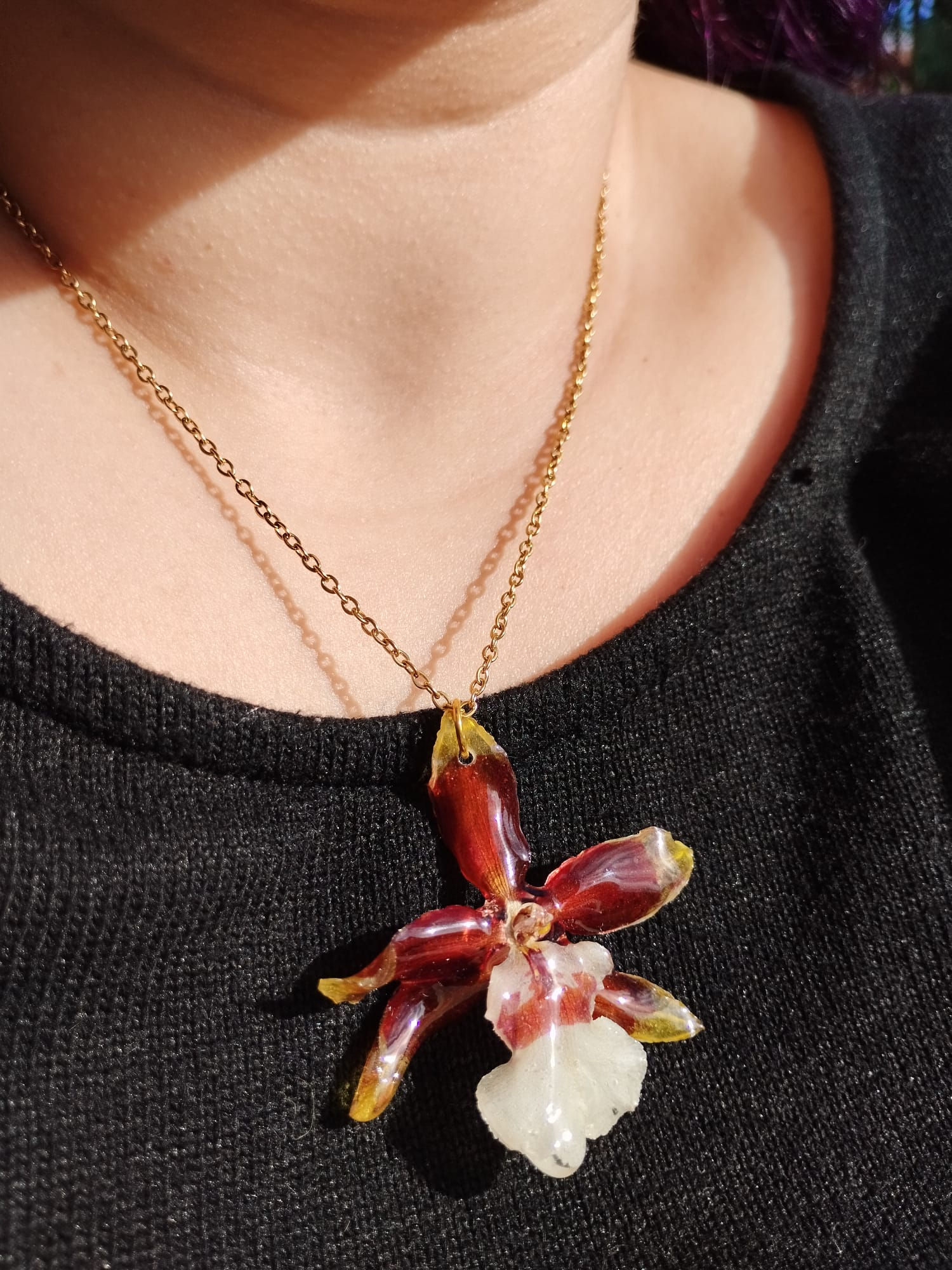 Collar de orquídea Cambria