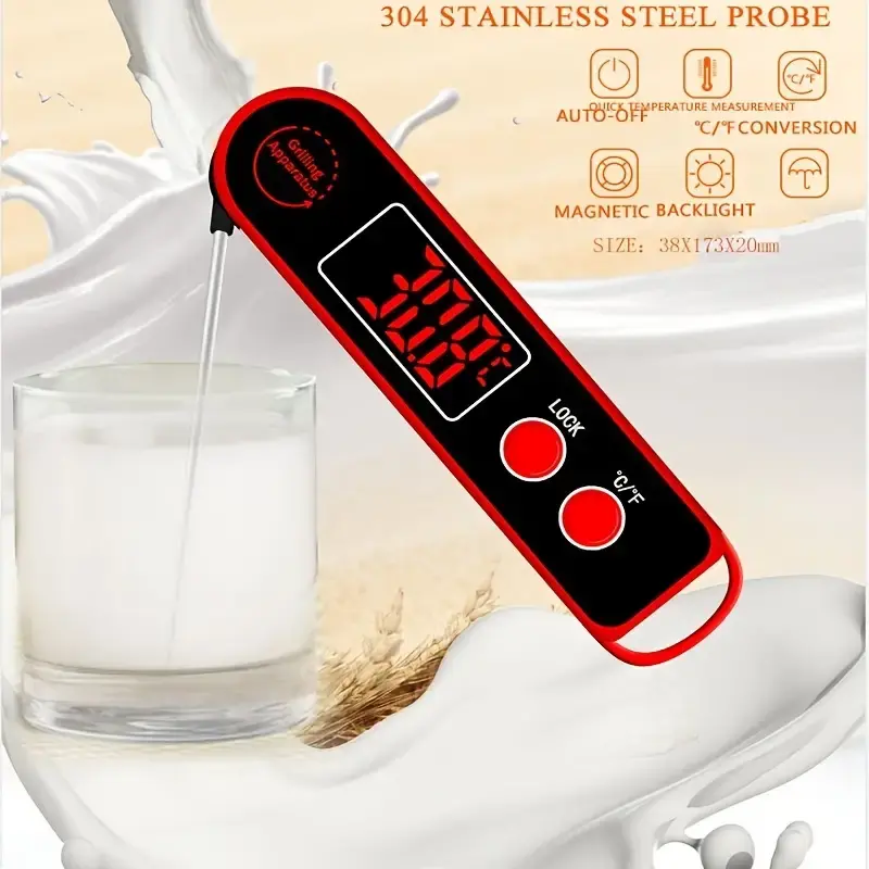 Thumbnail: High Accuracy Barbecue Thermometer with Probe (1pc)