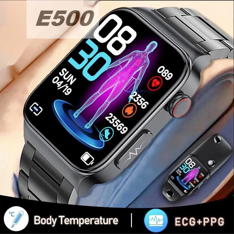 Thumbnail: 2023 New E500 Smart Watch with ECG Monitoring