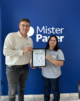 No dia 13 de outubro de 2025, a Mr. Paper recebeu, por meio da indústria parceira Recicla Brasil, o Certificado de Contribuição de Sustentabilidade referente ao ano de 2024.