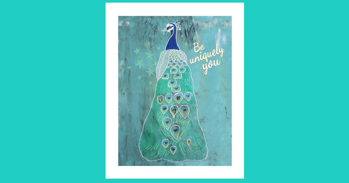 Be Uniquely You 11" x 14" Print