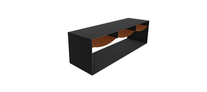 Hughes Bent Steel Coffee Table with Storage