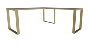 Lowe Loop Desk with Return