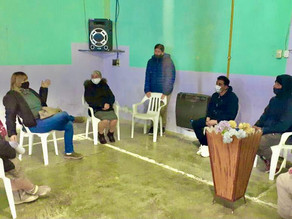 La Secretaria de Desarrollo Social en barrio 25 de Mayo