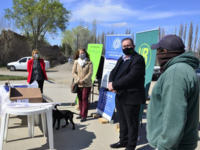 A través de un trabajo con la UNCo, se puso en marcha entrega de viandas en Santa Rita