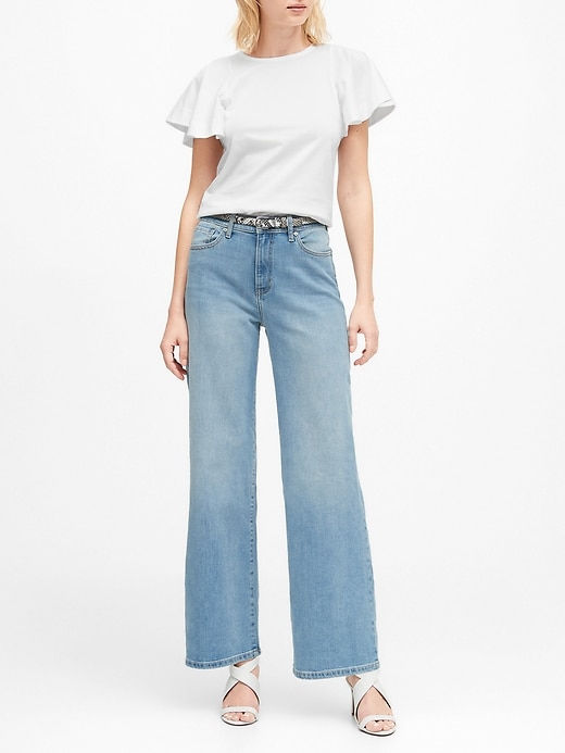 Pikkukuva: SUPIMA® Cotton Flutter-Sleeve Top