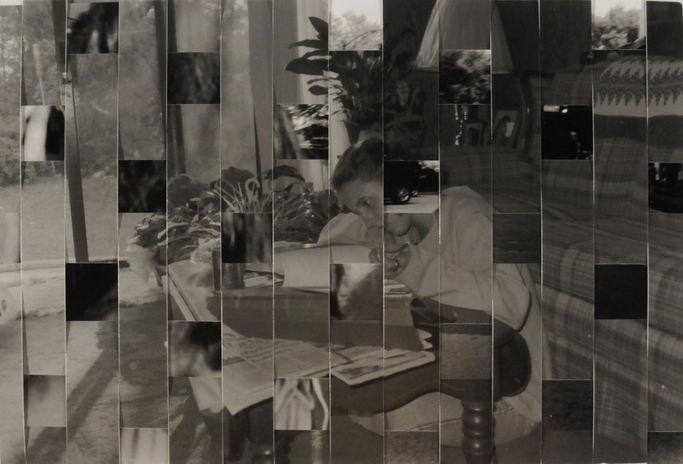 Gelatin Silver Print, handwoven