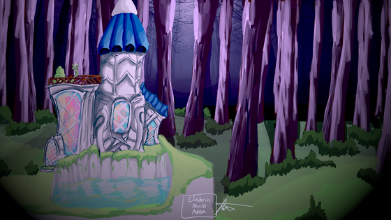 Thri-Kreen & Eladrin Area Concept Art.