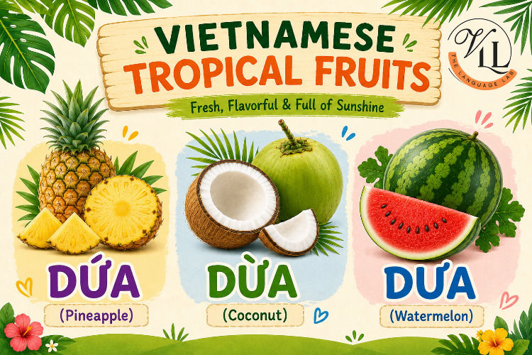 Vietnamese Tropical Fruits: Say Your Next Favorite Bite Correctly